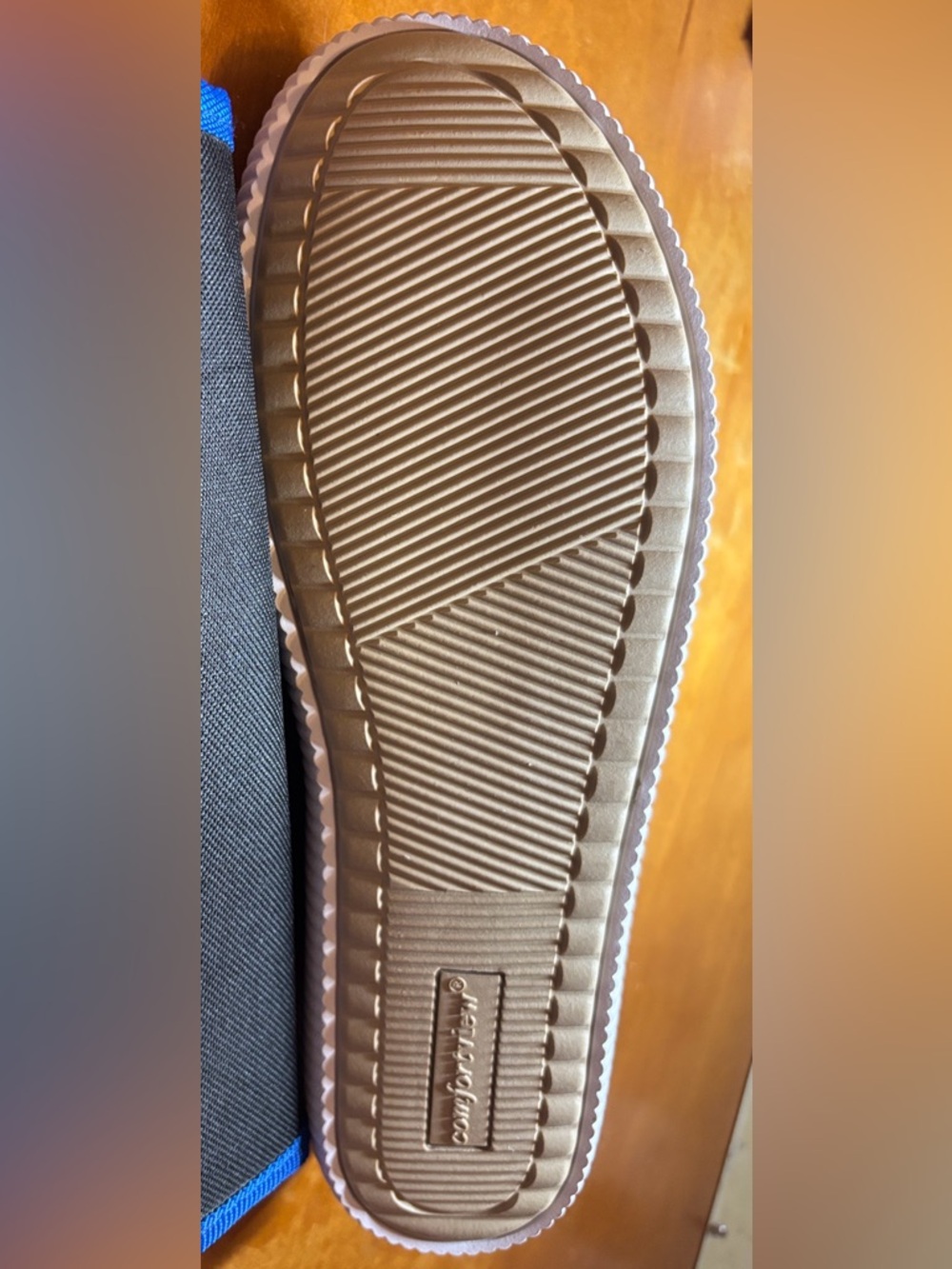 Comfortview: Catherine’s Jazlyn Slip-On Casual Flat; color khaki; size 10M. - Picture 6 of 12